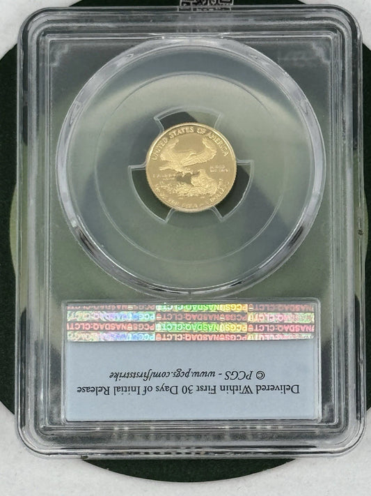 2019-W Proof Gold Eagle 1/10 oz PCGS PR70DCAM First Strike