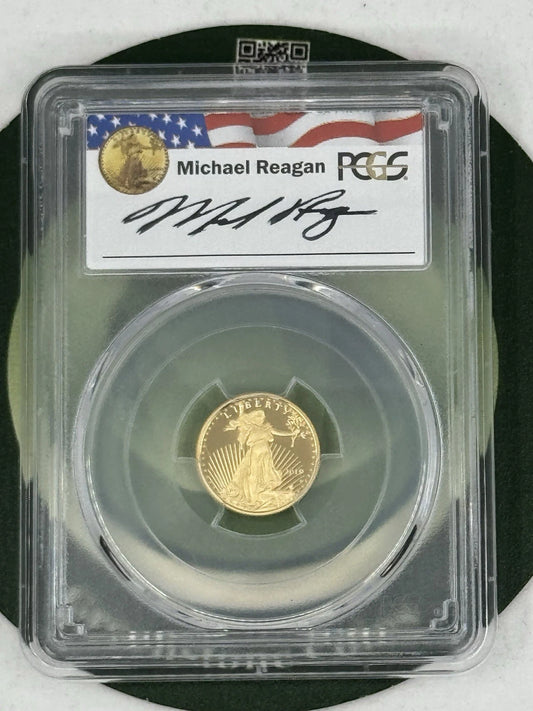 2019-W Proof Gold Eagle 1/10 oz NGC PF70DCAM First Day Of Issue