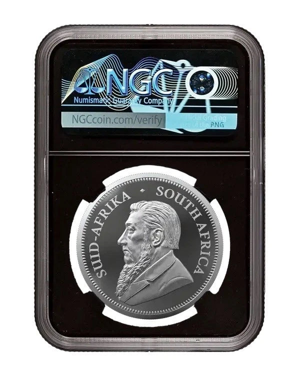 2026 South Africa 1-oz Silver Krugerrand Proof w/Big 5 Leopard Privy NGC PF70UC