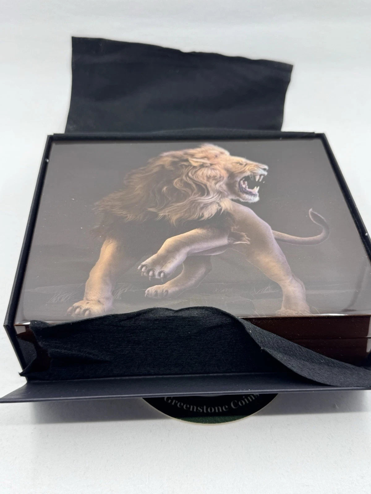 2025 5 oz South Africa Big Five Series III Lion .999 Silver PROOF Coin OGP, COA