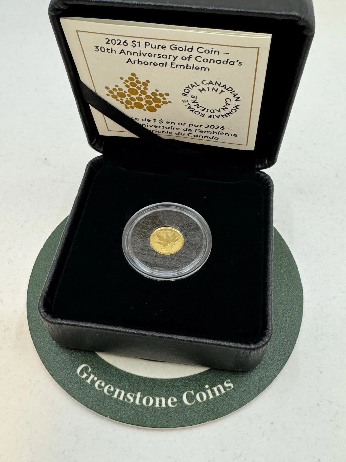 2025 Canada Arboreal Emblem Maple 30th Anniversary 0.5 gram Gold Reverse Proof