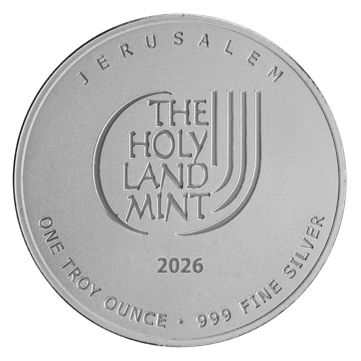 2026 1 oz Holy Land Mint Silver Dove Of Peace Round (BU) In Capsule