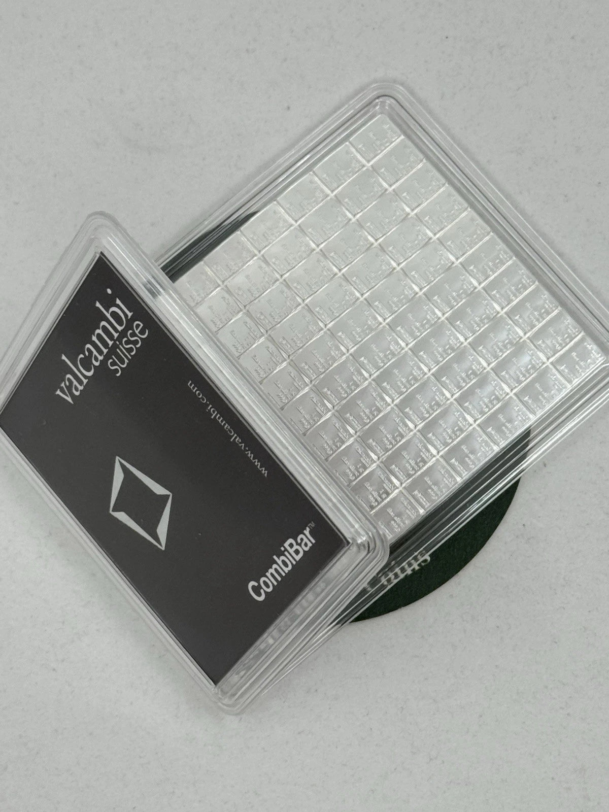 100 Gram Valcambi CombiBar Breakable 100 x 1 gram bars .999 Fine Silver