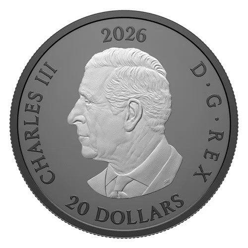 2026 Canada Triple Maple Black Rhodium 1 oz .9999 Silver Coin OGP