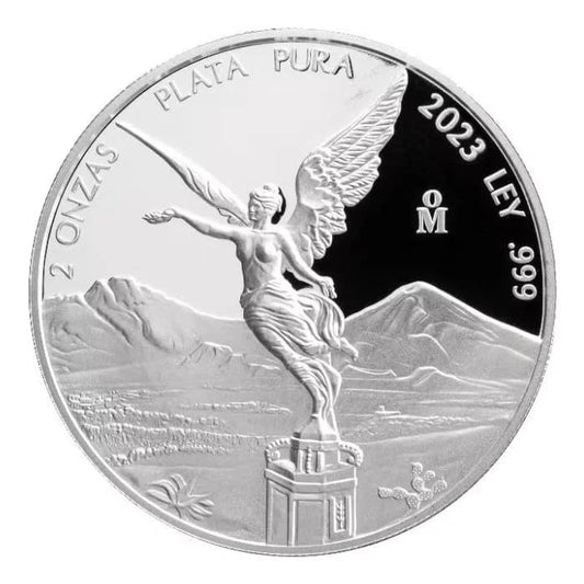 2023 Mexico 2 oz Silver Libertad Proof (In Capsule)