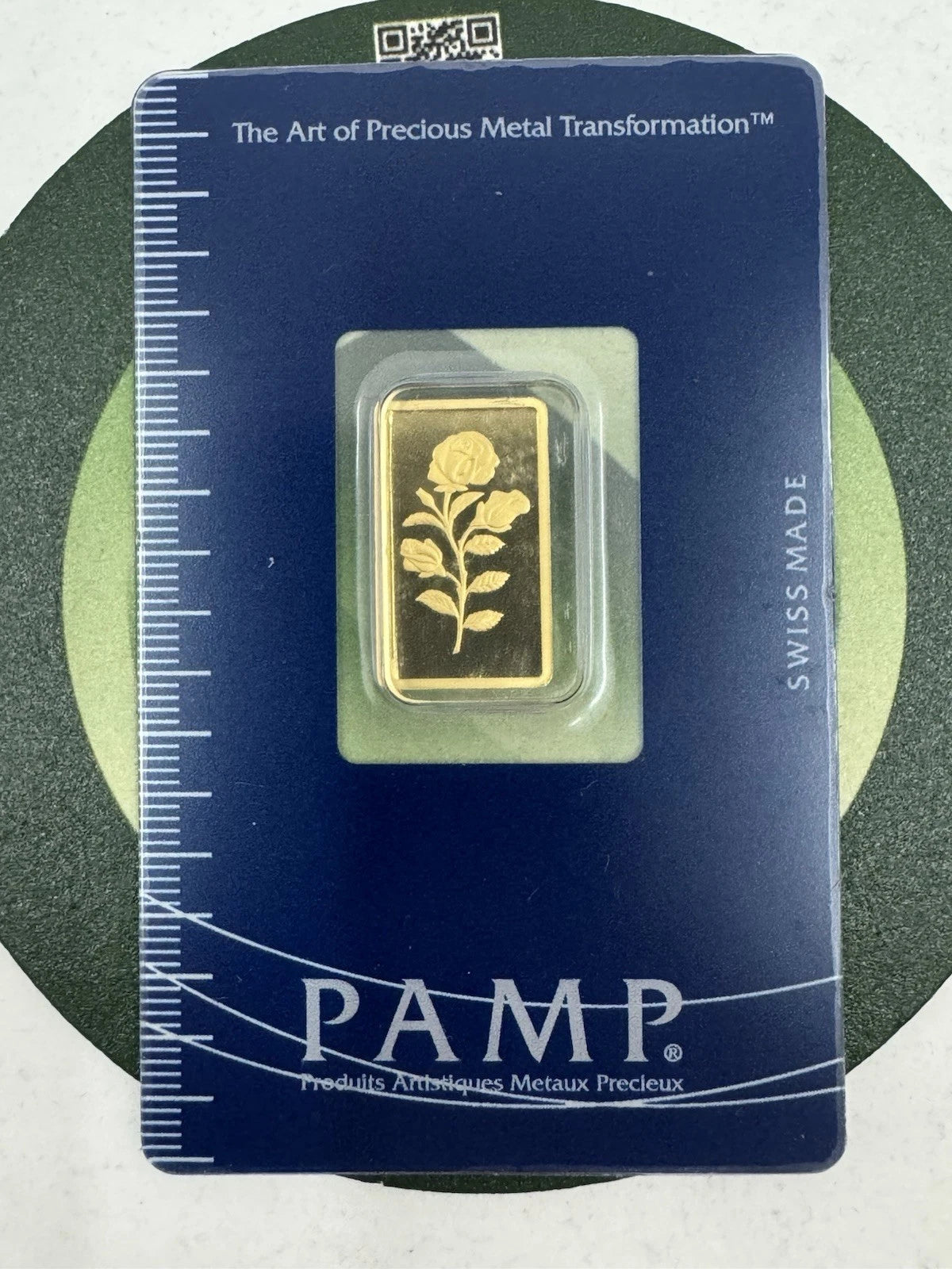 PAMP Suisse Rosa 2.5 gram .9999 Fine Gold Bar - Sealed Assay Card
