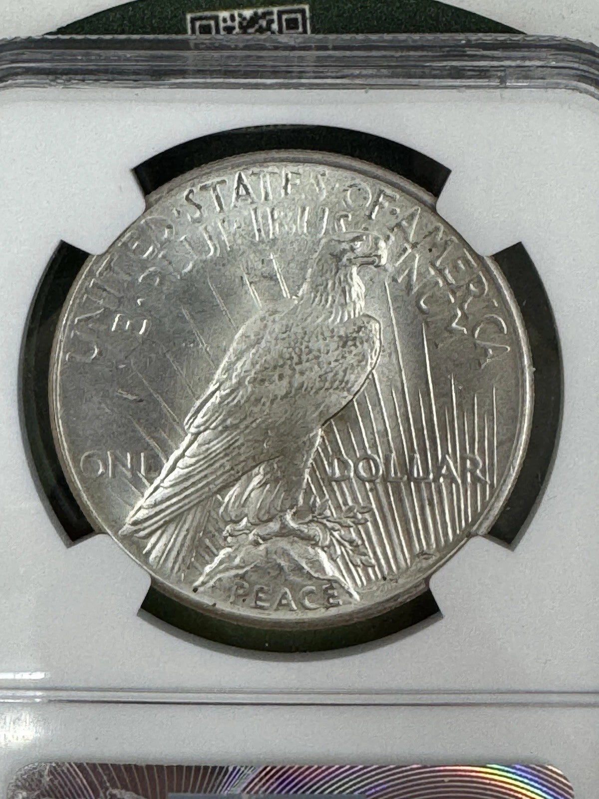 1924 S$1 Peace Silver Dollar NGC MS65 Toned