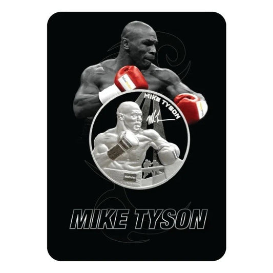 2024 Samoa 1oz Mike Tyson .999 Silver High Relief Coin in Blister Card