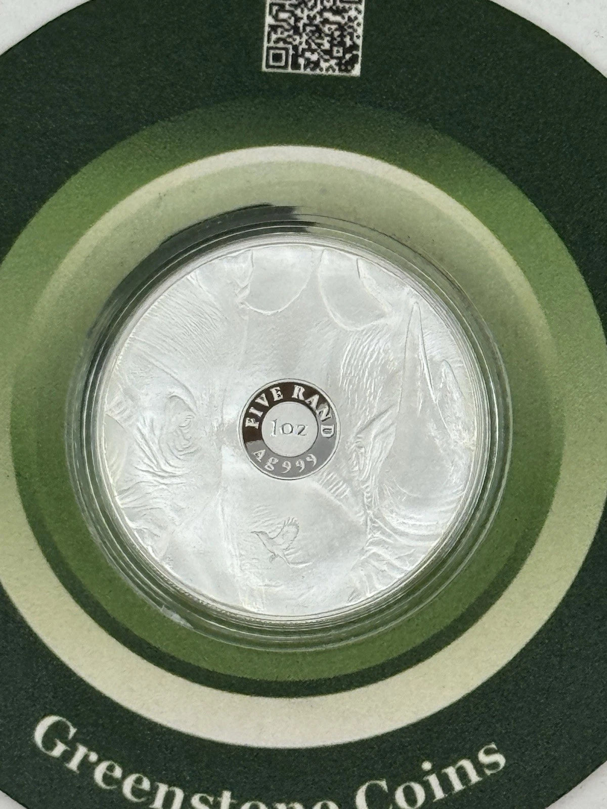 2025 1 oz South Africa Big Five Series III Rhino .999 Silver PROOF Coin