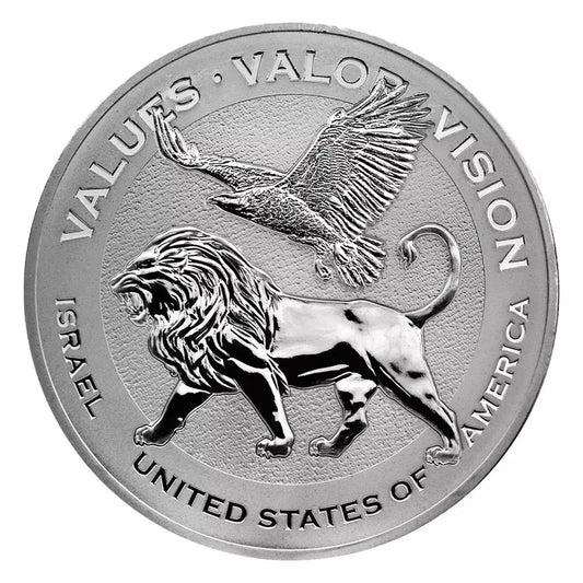 2026 1 Oz .999 Holy Land Mint ISRAEL-USA Silver Bullion Limited Edition