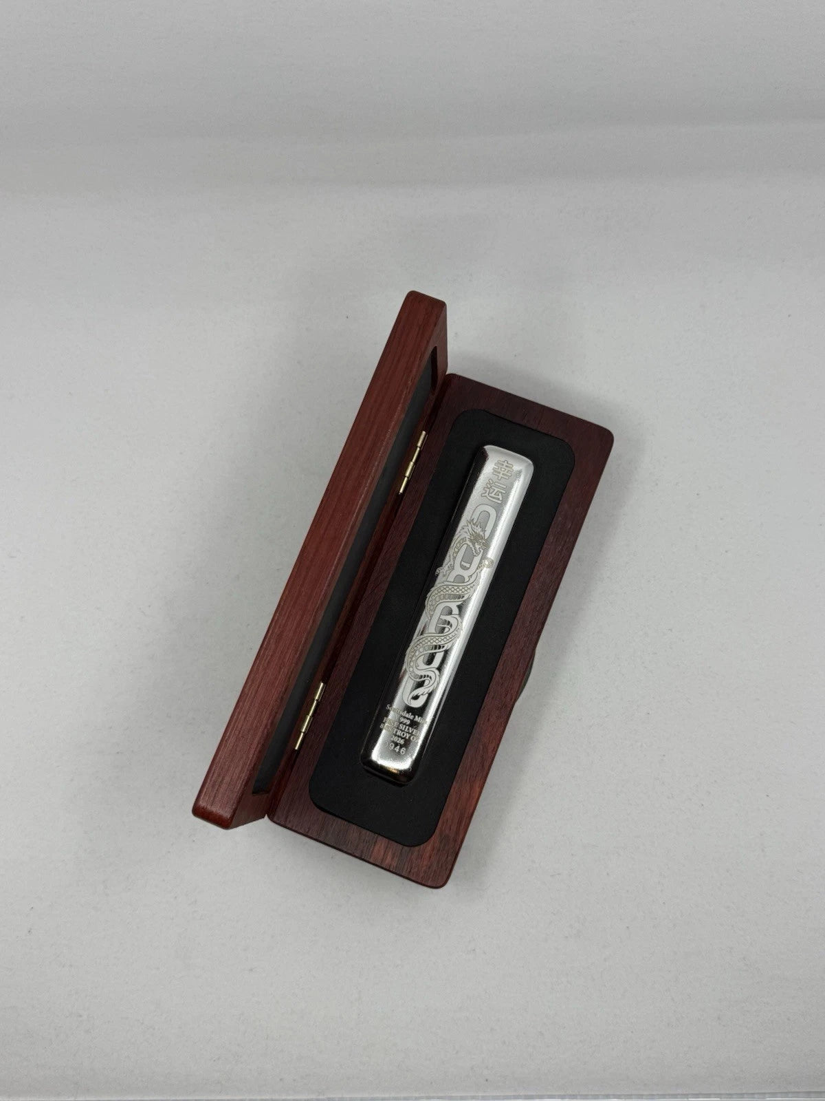 2026 8.88 oz Scottsdale Mint Lucky Dragon Silver Bar with Box