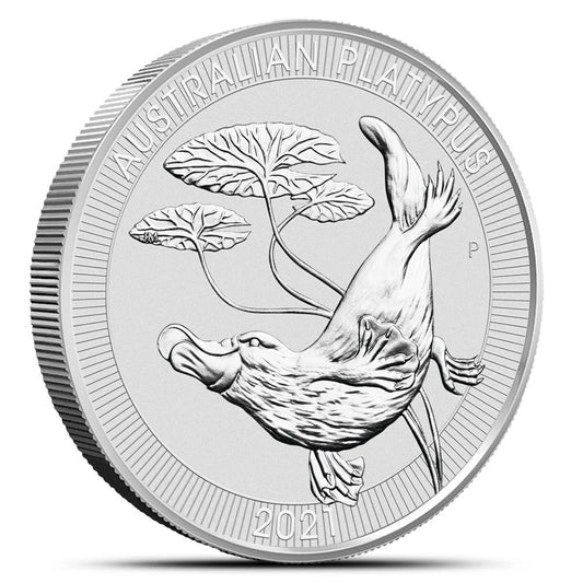 2021 1.5 oz Australian Silver Platypus Coin Perth Mint