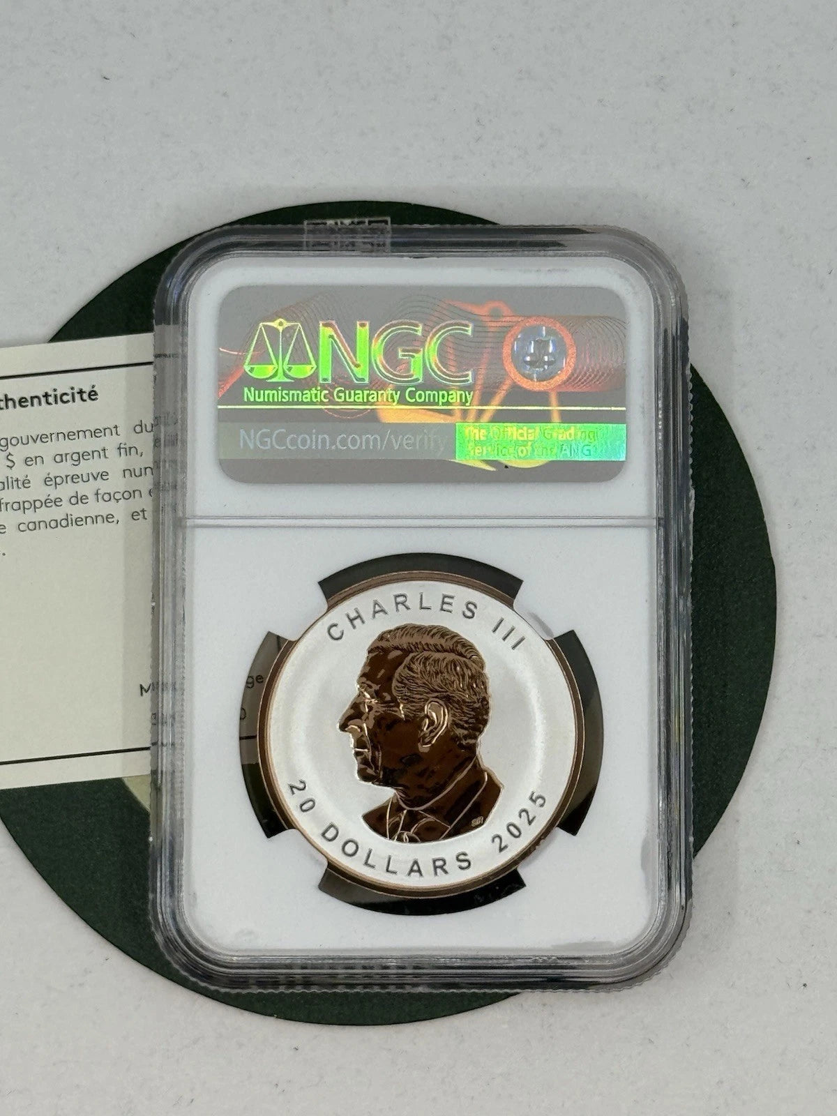 Canada 2025 UHR Rose Incused Maple 1 Oz Silver NGC PF70 FDI Taylor Signed Label