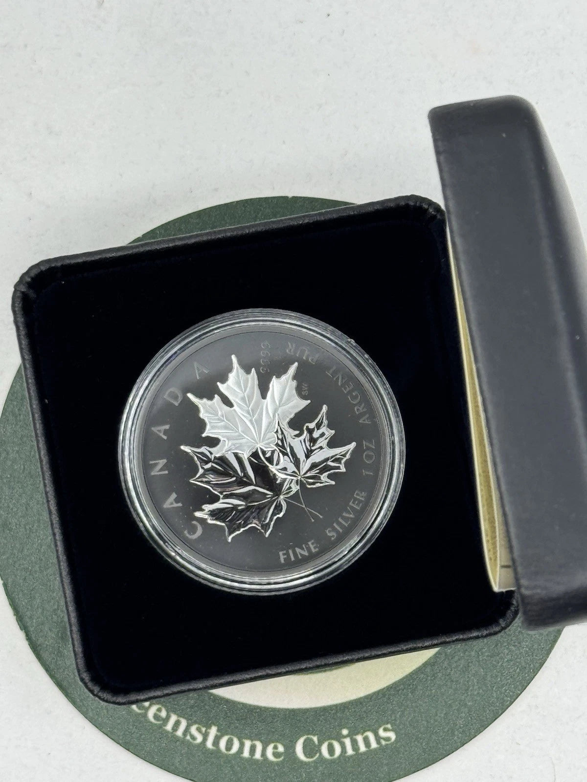 2026 Canada Triple Maple Black Rhodium 1 oz .9999 Silver Coin OGP