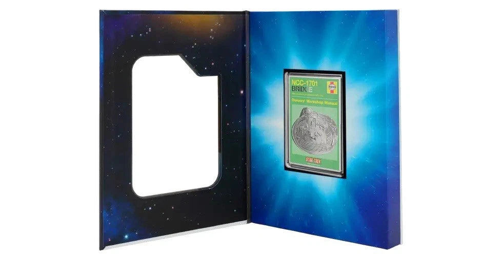 2025 Star Trek U.S.S. Enterprise NCC-1701 Bridge Owner Manual 1 oz Silver Proof