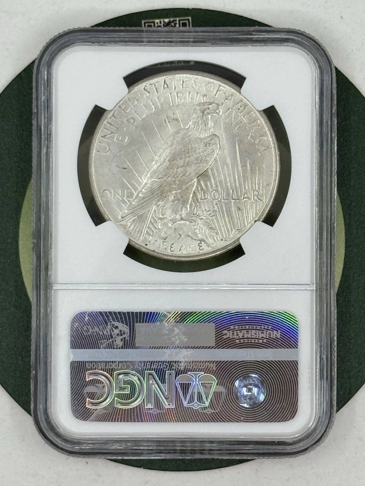 1924 S$1 Peace Silver Dollar NGC MS65 Toned