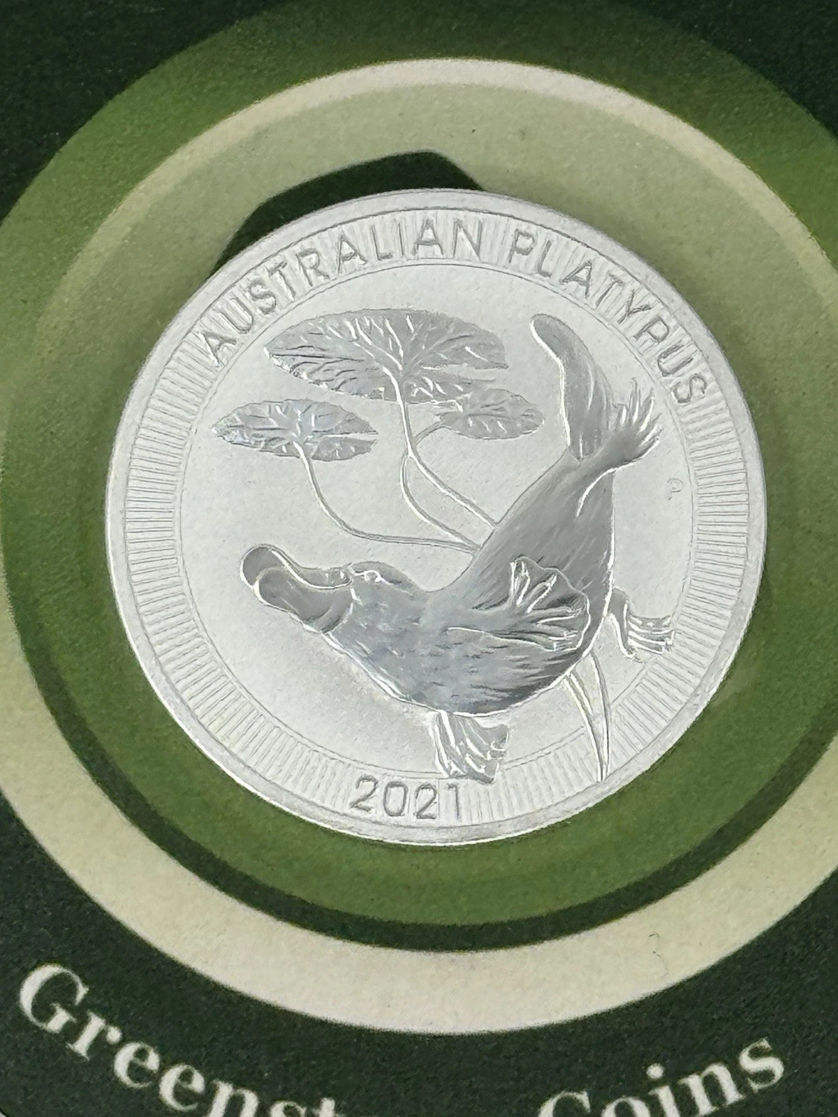 2021 1.5 oz Australian Silver Platypus Coin Perth Mint