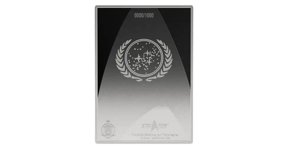 2025 Star Trek U.S.S. Enterprise NCC-1701 Bridge Owner Manual 1 oz Silver Proof