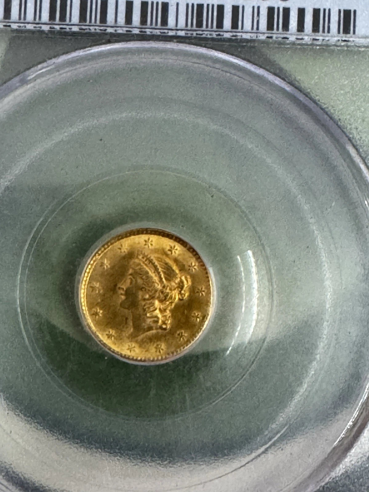1853 G$1 Gold Dollar PCGS MS63