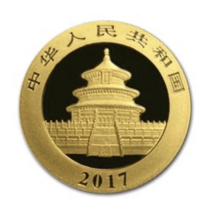 2017 China 3 gram Gold Panda BU (Sealed)