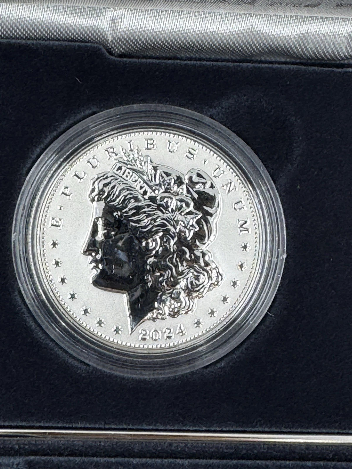 2024 Morgan and Peace Dollar Reverse Proof Two-Coin Set in OGP