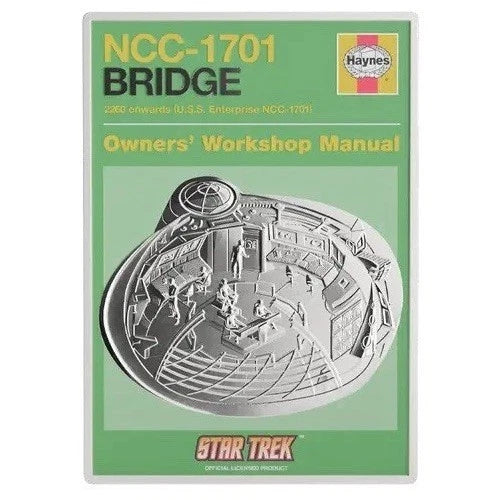 2025 Star Trek U.S.S. Enterprise NCC-1701 Bridge Owner Manual 1 oz Silver Proof