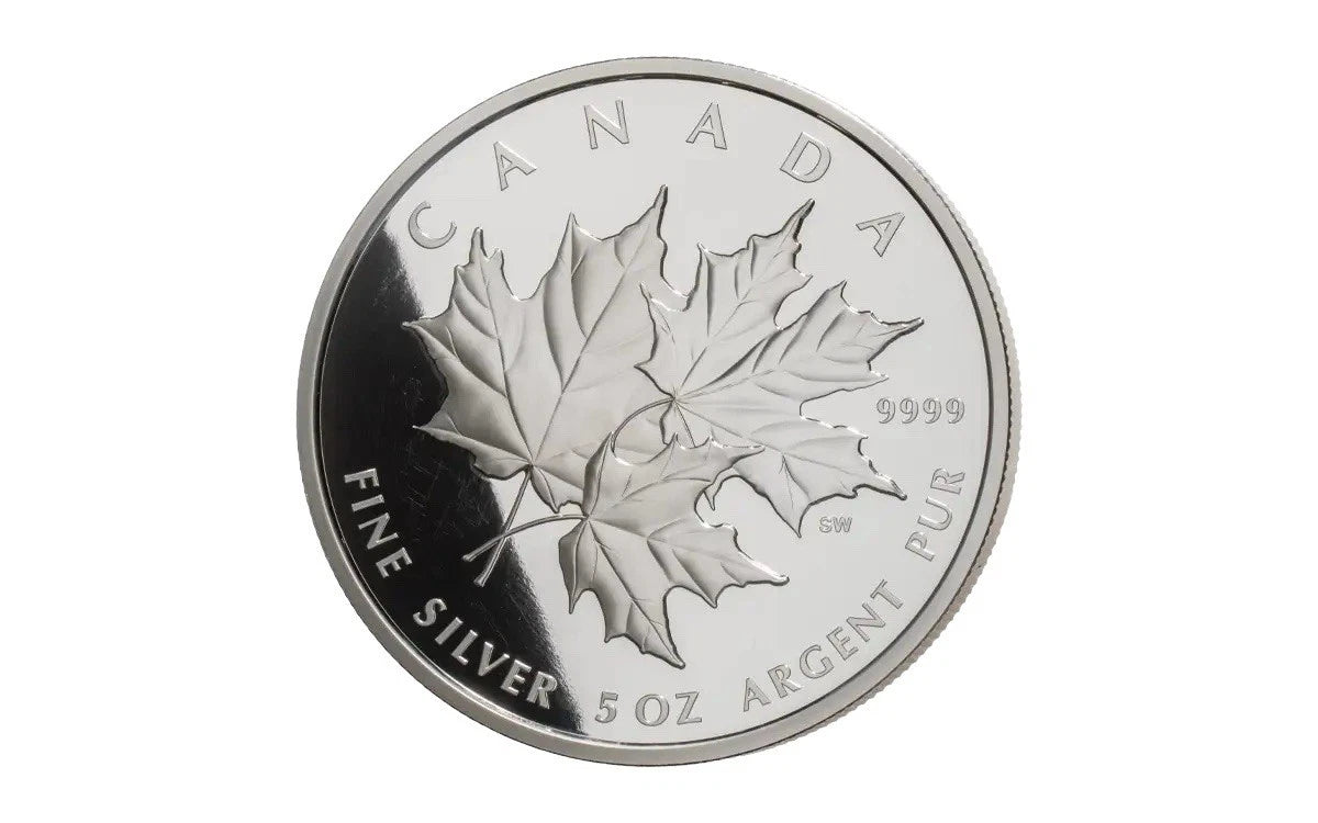 2025 Canada Triple Maple Leaves Proof 5 oz Silver Coin NGC PF70 Ultra Cameo FDI