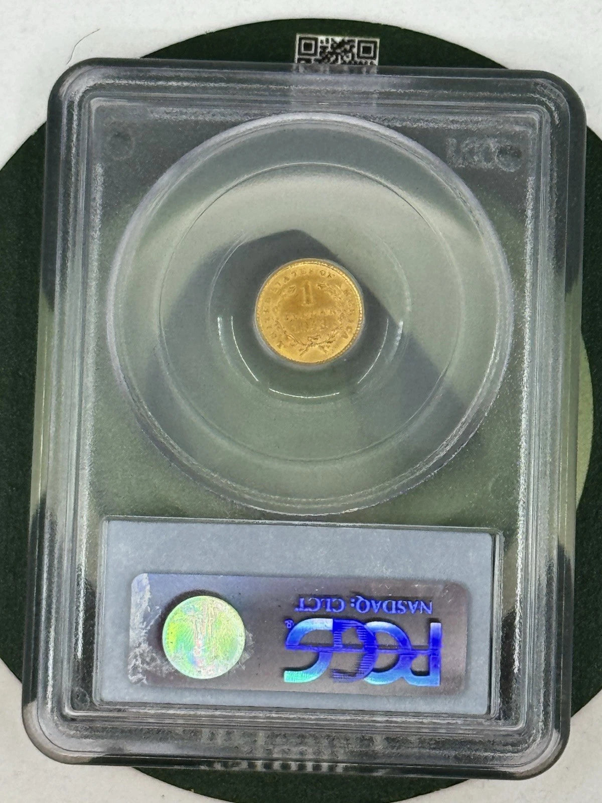 1853 G$1 Gold Dollar PCGS MS63