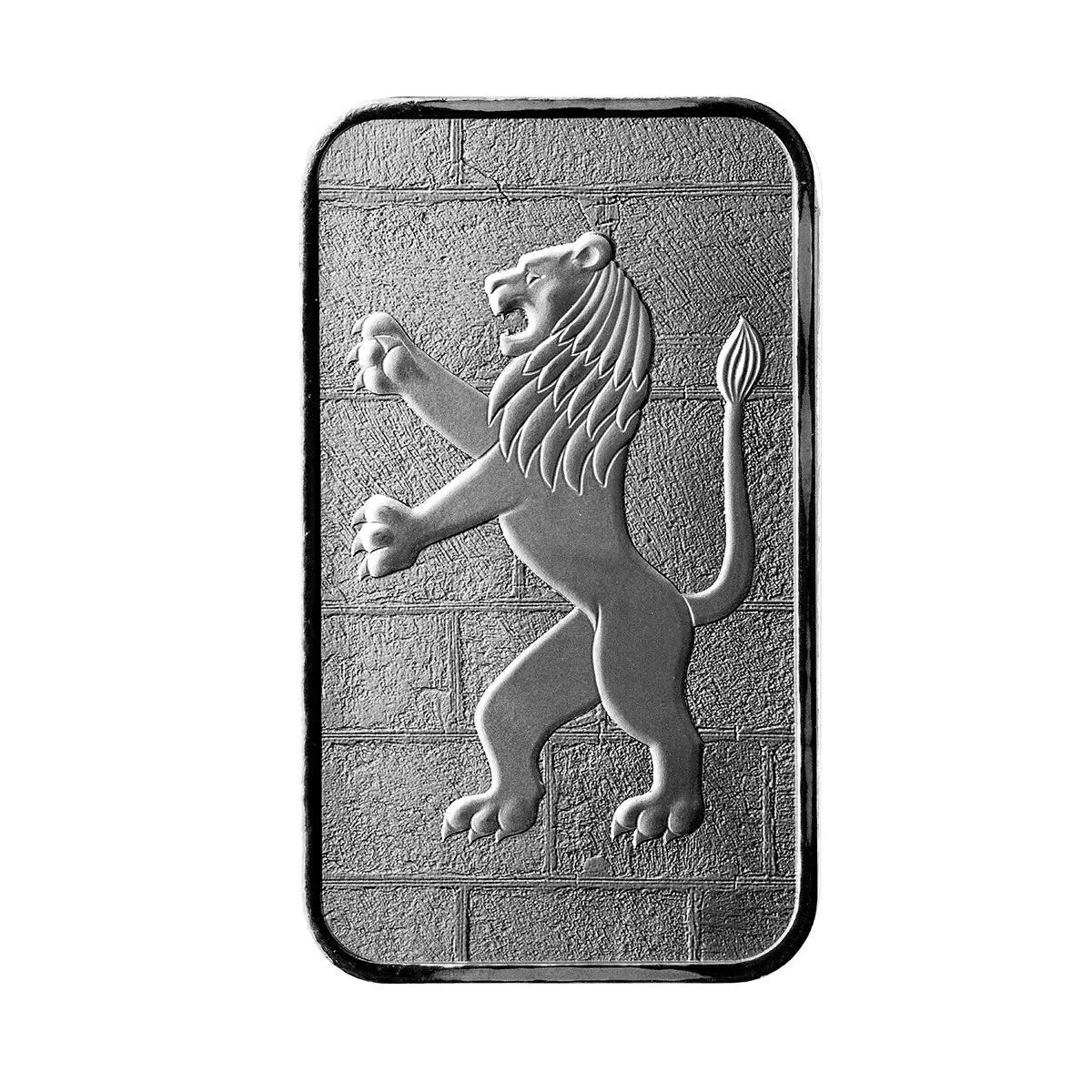 2025 Holy Land Mint Lion of Judah 1 oz Silver Bar In Assay Card