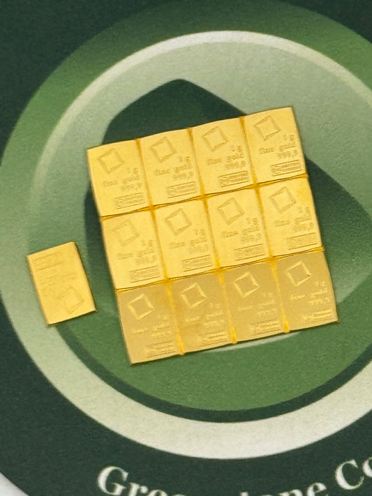 1 gram gold-no card