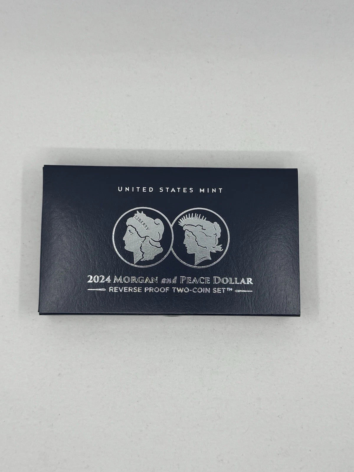 2024 Morgan and Peace Dollar Reverse Proof Two-Coin Set in OGP
